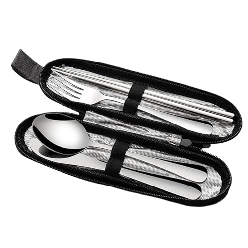 Tragbares Besteckset - Camping Geschirr Set | Tragbares Besteck Set Für Studentenwohnheim Picknick Camping Küche Outdoor Rucksackreisen Arbeitsplatz Tragbares Besteckset - Camping Geschirr Set | Tragbares Besteck Set Für Studentenwohnheim Picknick Camping Küche Outdoor Rucksackreisen Arbeitsplatz von Salyeeluly