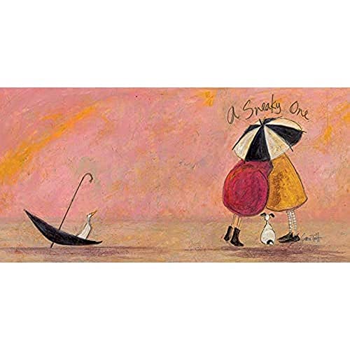 Sam Toft 'A Sneaky One II' Kunstdruck auf Leinwand, 30 x 60 cm von Sam Toft