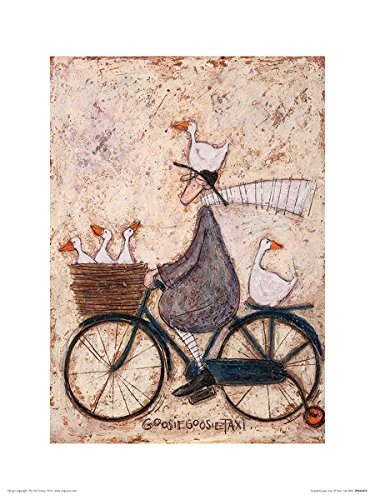 Sam Toft "GoosieGoosie Taxi 30 x 40cm Kunstdruck von Sam Toft
