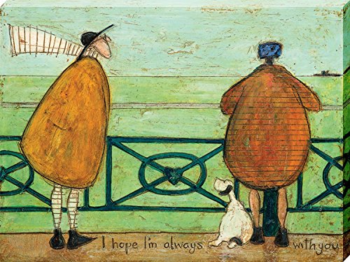 Sam Toft "I Hope I'm Always with You, 30 x 40 cm, Leinwanddruck von Sam Toft