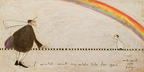 Sam Toft "I Would Wait My Whole Life For You, 50 x 100 cm, Leinwanddruck von Sam Toft