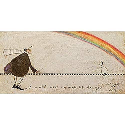 Sam Toft 'I Would Wait My Whole Life For You' Kunstdruck auf Leinwand,30 x 60 cm von Sam Toft