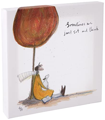 Sam Toft Kunstdruck auf Leinwand, 30 x 30 cm (Sometimes we Just Sit and Think) von Sam Toft