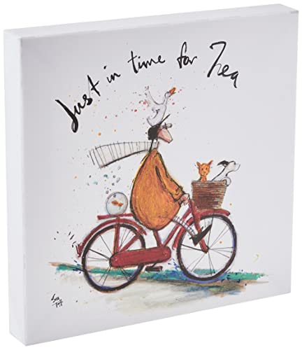 Sam Toft Leinwand, Bedruckt, 30 x 30 cm (Just in Time for Tea) von Sam Toft