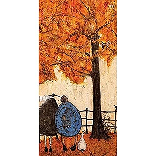 Sam Toft Leinwanddruck, Holz, Mehrfarbig, 50 x 100 cm von Sam Toft