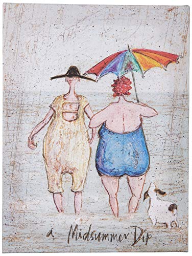 Sam Toft 'Midsummer Dip' Kunstdruck Auf Leinwand, 30 X 40 Cm Mehrfarbig von Sam Toft