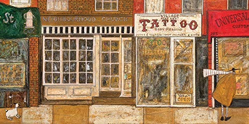 Sam Toft 'On a Street Where You Live' Kunstdruck auf Leinwand,30 x 60 cm von Sam Toft