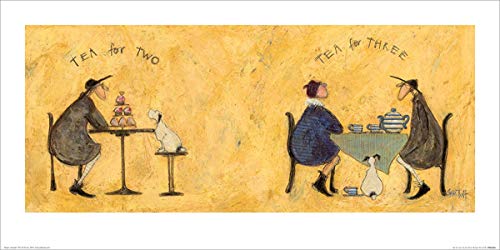 Sam Toft 'Tea for Two Tea for Three' Kunstdruck,30 x 60 cm von Sam Toft