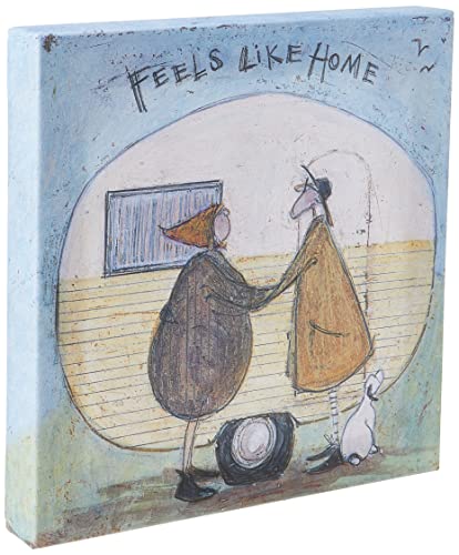 Sam Toft WDC91667 Kunstdruck auf Leinwand, 30 x 30 cm (Feels Like Home), Mehrfarbig, 30 x 30 cm von Sam Toft