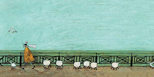 Sam Toft 'moses Follows That Picnic Basket' Kunstdruck auf Leinwand, 30 x 60 cm von Sam Toft