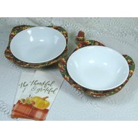 Thanksgiving Servieren Gemütliches Tisch Dekor 2-Er Set Gesteppte Gemütliche Buffet Gastgeberin Geschenk von SamBabyStudio