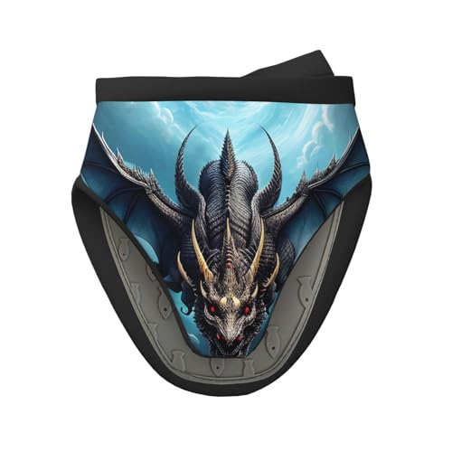 1 PC Mini Silikon Ofenhandschuhe - Hitzebeständiges Flying Dragon Print Topflappen Set zum Backen, Kochen - 260℃ Schutz von SamLng