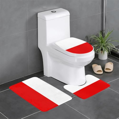 3-teiliges Badteppich-Set mit Flagge Thüringens, saugfähige Badezimmermatten, Badewanne, Duschvorleger, ideal für Schminktische & Ferienhäuser 3-teiliges Badteppich-Set mit Flagge Thüringens, saugfähige Badezimmermatten, Badewanne, Duschvorleger, ideal für Schminktische & Ferienhäuser von SamLng