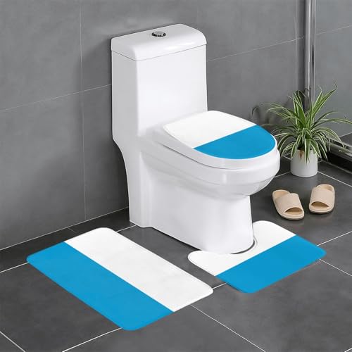 3-teiliges Badteppich-Set mit bayerischer Flagge – saugfähige Badezimmermatten, Badewannen-Duschmatten – ideal für Schminktische & Ferienhäuser 3-teiliges Badteppich-Set mit bayerischer Flagge – saugfähige Badezimmermatten, Badewannen-Duschmatten – ideal für Schminktische & Ferienhäuser von SamLng