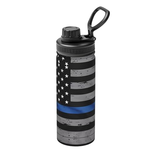 American Thin Blue Line Flag Isolierter Wasserkocher für heiße und kalte Getränke, perfekt für Reisen, Wandern, Camping American Thin Blue Line Flag Isolierter Wasserkocher für heiße und kalte Getränke, perfekt für Reisen, Wandern, Camping von SamLng