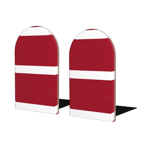 Buchstützen aus Holz - Flagge von Lettland - Perfekte Buchhalter mit schützender Aufbewahrung für Ihre Bücher, Tagebücher, DVDs und Dokumente Buchstützen aus Holz - Flagge von Lettland - Perfekte Buchhalter mit schützender Aufbewahrung für Ihre Bücher, Tagebücher, DVDs und Dokumente von SamLng