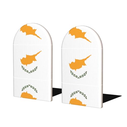 Buchstützen aus Holz mit Flagge Zyperns - Perfekte Buchhalter mit schützender Aufbewahrung für Ihre Bücher, Tagebücher, DVDs und Dokumente Buchstützen aus Holz mit Flagge Zyperns - Perfekte Buchhalter mit schützender Aufbewahrung für Ihre Bücher, Tagebücher, DVDs und Dokumente von SamLng