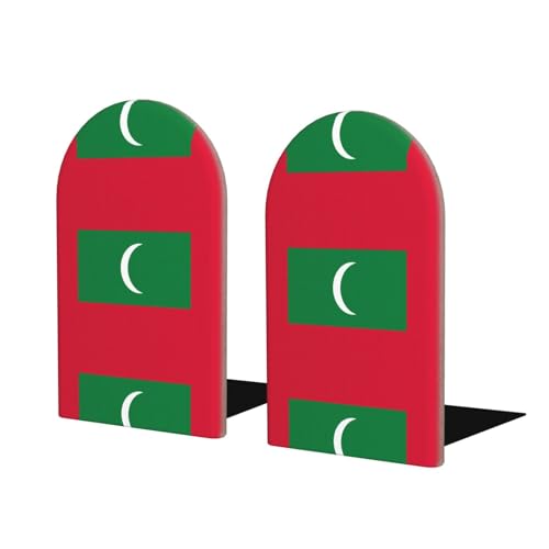 Buchstützen aus Holz mit Flagge der Malediven – perfekte Buchhalter mit schützender Aufbewahrung für Ihre Bücher, Tagebücher, DVDs und Dokumente Buchstützen aus Holz mit Flagge der Malediven – perfekte Buchhalter mit schützender Aufbewahrung für Ihre Bücher, Tagebücher, DVDs und Dokumente von SamLng