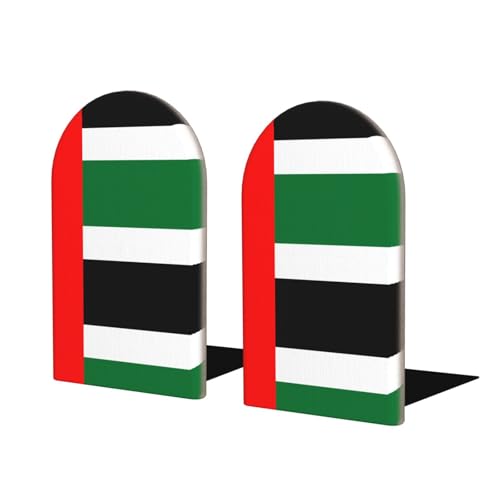 Buchstützen aus Holz mit Flagge der Vereinigten Arabischen Emirate – perfekte Buchhalter mit schützender Aufbewahrung für Ihre Bücher, Zeitschriften, DVDs und Dokumente Buchstützen aus Holz mit Flagge der Vereinigten Arabischen Emirate – perfekte Buchhalter mit schützender Aufbewahrung für Ihre Bücher, Zeitschriften, DVDs und Dokumente von SamLng