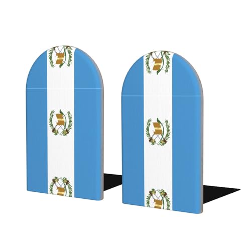 Buchstützen aus Holz mit Flagge von Guatemala – perfekte Buchhalter mit schützender Aufbewahrung für Ihre Bücher, Tagebücher, DVDs und Dokumente Buchstützen aus Holz mit Flagge von Guatemala – perfekte Buchhalter mit schützender Aufbewahrung für Ihre Bücher, Tagebücher, DVDs und Dokumente von SamLng