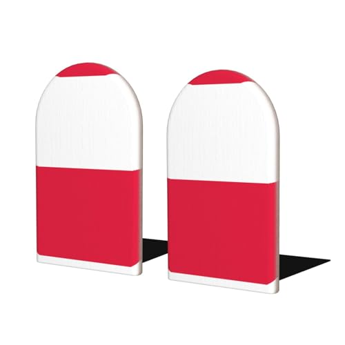 Buchstützen aus Holz mit polnischer Flagge, perfekte Buchhalter mit schützender Aufbewahrung für Ihre Bücher, Zeitschriften, DVDs und Dokumente Buchstützen aus Holz mit polnischer Flagge, perfekte Buchhalter mit schützender Aufbewahrung für Ihre Bücher, Zeitschriften, DVDs und Dokumente von SamLng