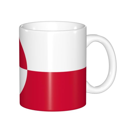 Farbwechsel-Tassen mit Grönland-Flagge, hitzeempfindlich, thermochromische Magie, perfekt für Camping, Picknick, drinnen und draußen Farbwechsel-Tassen mit Grönland-Flagge, hitzeempfindlich, thermochromische Magie, perfekt für Camping, Picknick, drinnen und draußen von SamLng