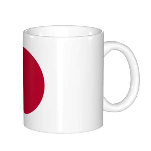Farbwechsel-Tassen mit japanischer Flagge, hitzeempfindlich, thermochromische Magie, perfekt für Camping, Picknick, drinnen und draußen von SamLng
