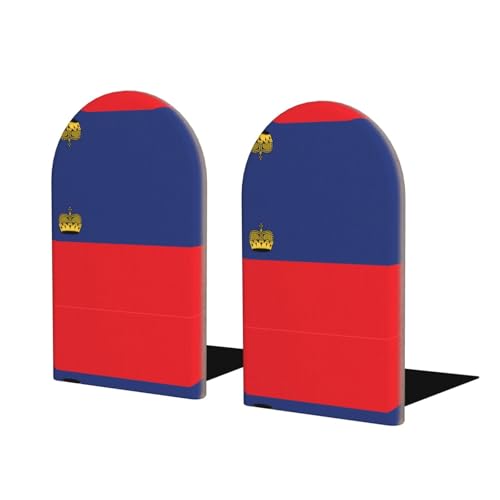 Flagge Liechtensteins Buchstützen aus Holz - Perfekte Buchhalter mit schützender Aufbewahrung für Ihre Bücher, Tagebücher, DVDs und Dokumente Flagge Liechtensteins Buchstützen aus Holz - Perfekte Buchhalter mit schützender Aufbewahrung für Ihre Bücher, Tagebücher, DVDs und Dokumente von SamLng