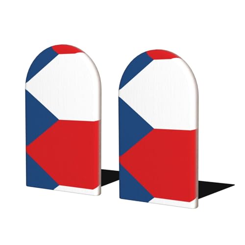 Flagge der Tschechischen Republik Holz Buchstützen - Perfekte Buchhalter mit schützender Aufbewahrung für Ihre Bücher, Tagebücher, DVDs und Dokumente Flagge der Tschechischen Republik Holz Buchstützen - Perfekte Buchhalter mit schützender Aufbewahrung für Ihre Bücher, Tagebücher, DVDs und Dokumente von SamLng
