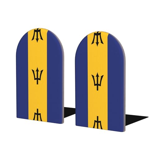 Flagge von Barbados Buchstützen aus Holz - perfekte Buchhalter mit schützender Aufbewahrung für Ihre Bücher, Tagebücher, DVDs und Dokumente Flagge von Barbados Buchstützen aus Holz - perfekte Buchhalter mit schützender Aufbewahrung für Ihre Bücher, Tagebücher, DVDs und Dokumente von SamLng