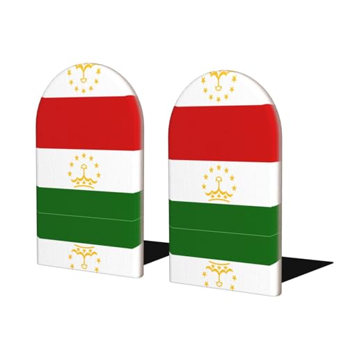 Flagge von Tadschikistan Holz Buchstützen - Perfekte Buchhalter mit schützender Aufbewahrung für Ihre Bücher, Tagebücher, DVDs und Dokumente Flagge von Tadschikistan Holz Buchstützen - Perfekte Buchhalter mit schützender Aufbewahrung für Ihre Bücher, Tagebücher, DVDs und Dokumente von SamLng