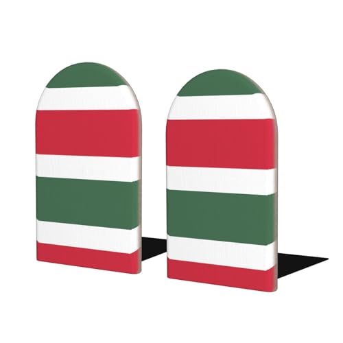 Flagge von Ungarn Holz Buchstützen - Perfekte Buchhalter mit schützender Aufbewahrung für Ihre Bücher, Tagebücher, DVDs und Dokumente Flagge von Ungarn Holz Buchstützen - Perfekte Buchhalter mit schützender Aufbewahrung für Ihre Bücher, Tagebücher, DVDs und Dokumente von SamLng