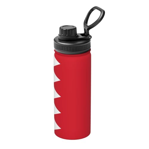 Isolierter Wasserkocher mit Bahrain-Flagge, 530 ml, Wasserflasche für heiße und kalte Getränke, perfekt für Reisen, Wandern, Camping Isolierter Wasserkocher mit Bahrain-Flagge, 530 ml, Wasserflasche für heiße und kalte Getränke, perfekt für Reisen, Wandern, Camping von SamLng