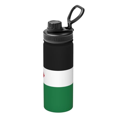 Isolierter Wasserkocher mit Flagge des Staates Palästina, 530 ml, Wasserflasche für heiße und kalte Getränke, perfekt für Reisen, Wandern, Camping Isolierter Wasserkocher mit Flagge des Staates Palästina, 530 ml, Wasserflasche für heiße und kalte Getränke, perfekt für Reisen, Wandern, Camping von SamLng