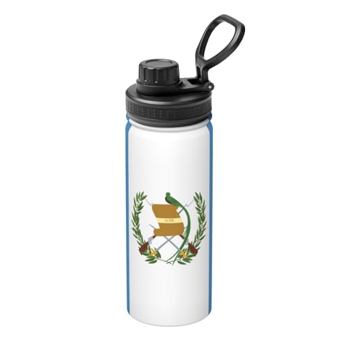 Isolierter Wasserkocher mit Flagge von Guatemala, 530 ml, Wasserflasche für heiße und kalte Getränke, perfekt für Reisen, Wandern, Camping Isolierter Wasserkocher mit Flagge von Guatemala, 530 ml, Wasserflasche für heiße und kalte Getränke, perfekt für Reisen, Wandern, Camping von SamLng