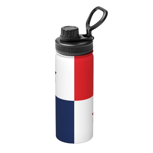 Isolierter Wasserkocher mit Flagge von Panama, 530 ml, Wasserflasche für heiße und kalte Getränke, perfekt für Reisen, Wandern, Camping Isolierter Wasserkocher mit Flagge von Panama, 530 ml, Wasserflasche für heiße und kalte Getränke, perfekt für Reisen, Wandern, Camping von SamLng