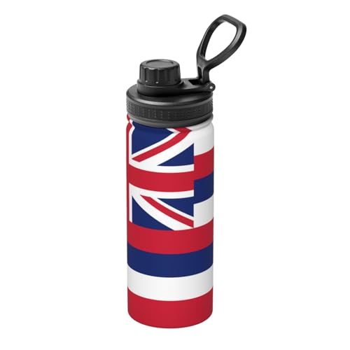 Isolierter Wasserkocher mit Hawaii-Flagge, 530 ml, Wasserflasche für heiße und kalte Getränke, perfekt für Reisen, Wandern, Camping Isolierter Wasserkocher mit Hawaii-Flagge, 530 ml, Wasserflasche für heiße und kalte Getränke, perfekt für Reisen, Wandern, Camping von SamLng