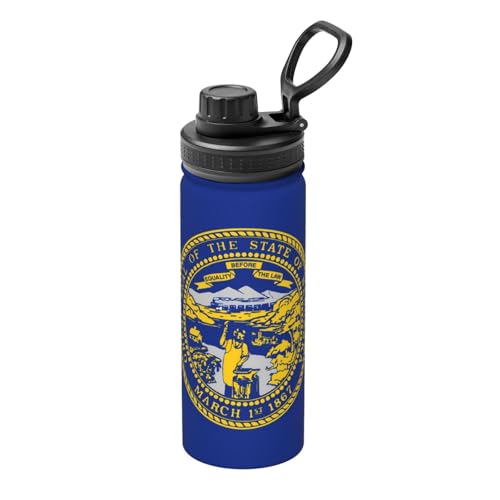 Isolierter Wasserkocher mit Nebraska-Flagge, 530 ml, Wasserflasche für heiße und kalte Getränke, perfekt für Reisen, Wandern, Camping Isolierter Wasserkocher mit Nebraska-Flagge, 530 ml, Wasserflasche für heiße und kalte Getränke, perfekt für Reisen, Wandern, Camping von SamLng