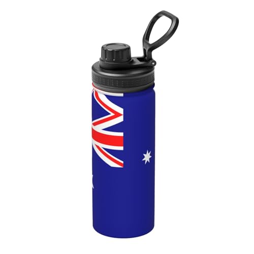 Isolierter Wasserkocher mit australischer Flagge, 530 ml, Wasserflasche für heiße und kalte Getränke, perfekt für Reisen, Wandern, Camping Isolierter Wasserkocher mit australischer Flagge, 530 ml, Wasserflasche für heiße und kalte Getränke, perfekt für Reisen, Wandern, Camping von SamLng