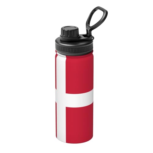 Isolierter Wasserkocher mit dänischer Flagge, 530 ml, Wasserflasche für heiße und kalte Getränke, perfekt für Reisen, Wandern, Camping Isolierter Wasserkocher mit dänischer Flagge, 530 ml, Wasserflasche für heiße und kalte Getränke, perfekt für Reisen, Wandern, Camping von SamLng