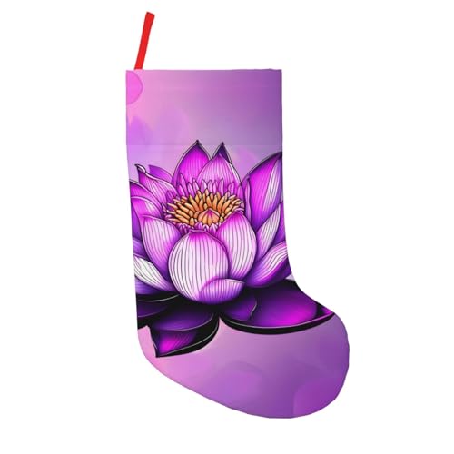 Lila Lotus 45,7 cm Weihnachtsstrümpfe - Xmas Holiday Party Dekorationen für Heimdekoration, Treppen, Kamin hängende Geschenktüte Lila Lotus 45,7 cm Weihnachtsstrümpfe - Xmas Holiday Party Dekorationen für Heimdekoration, Treppen, Kamin hängende Geschenktüte von SamLng