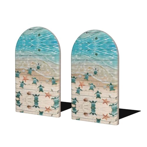Meeresschildkröte Seestern Holz Buchstützen - Perfekte Buchhalter mit schützender Aufbewahrung für Ihre Bücher, Tagebücher, DVDs und Dokumente Meeresschildkröte Seestern Holz Buchstützen - Perfekte Buchhalter mit schützender Aufbewahrung für Ihre Bücher, Tagebücher, DVDs und Dokumente von SamLng