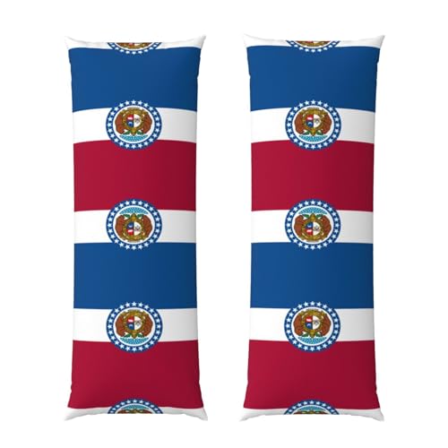 Missouri State Flag SamLng Langer Kissenbezug 50,8 x 152,4 cm – perfekt für Seitenschlaf, Gedächtnisumarmung, Heimdekoration Missouri State Flag SamLng Langer Kissenbezug 50,8 x 152,4 cm – perfekt für Seitenschlaf, Gedächtnisumarmung, Heimdekoration von SamLng