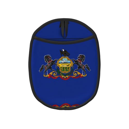 Pennsylvania Topflappen-Sets mit Staatsflagge – Küchenhandschuhe und hitzebeständige Küchenofen-Pads – Mikrowellen-Silikon-Topfmatte von SamLng