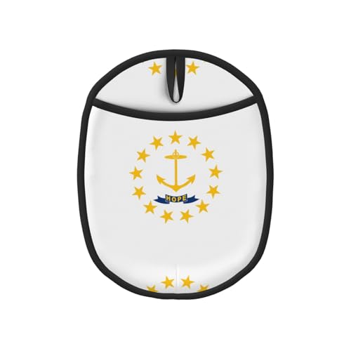 Rhode Island Topflappen-Sets – Küchenhandschuhe und hitzebeständige Küchenofen-Pads – Mikrowellen-Silikon-Topfmatte von SamLng