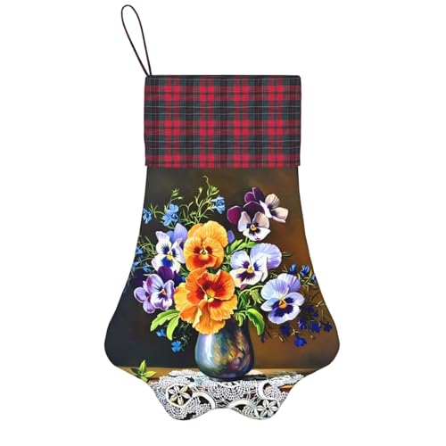 SamLng Blumen-Diamant-Malerei, Weihnachtsmotiv, Haustierpfotensocke, personalisierbar, Holz, Weihnachtsdekoration, Geschenk, perfekt für Familienurlaub, Schwarz, Einheitsgröße SamLng Blumen-Diamant-Malerei, Weihnachtsmotiv, Haustierpfotensocke, personalisierbar, Holz, Weihnachtsdekoration, Geschenk, perfekt für Familienurlaub, Schwarz, Einheitsgröße von SamLng
