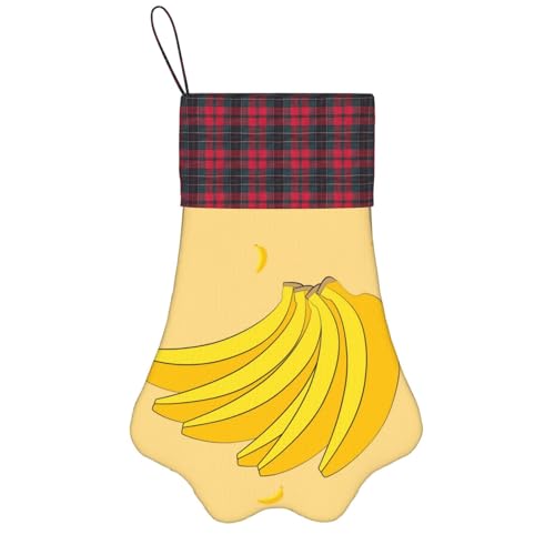 SamLng Cartoon-Bananensocke für Haustiere, personalisierbar, Holz, Weihnachtsdekoration, Geschenk, perfekt für Familienurlaub, Schwarz, Einheitsgröße SamLng Cartoon-Bananensocke für Haustiere, personalisierbar, Holz, Weihnachtsdekoration, Geschenk, perfekt für Familienurlaub, Schwarz, Einheitsgröße von SamLng