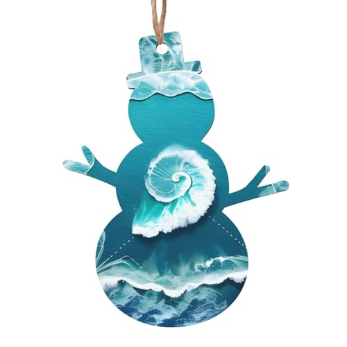 Schneemann-Form aus Holz – Meer der Liebe hängende Dekorationen für Weihnachtsbaumparty – ideal für Zuhause, Wände, Türen, Fenster Schneemann-Form aus Holz – Meer der Liebe hängende Dekorationen für Weihnachtsbaumparty – ideal für Zuhause, Wände, Türen, Fenster von SamLng
