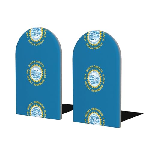 South Dakota Flagge Holz Buchstützen - Perfekte Buchhalter mit schützender Aufbewahrung für Ihre Bücher, Tagebücher, DVDs und Dokumente South Dakota Flagge Holz Buchstützen - Perfekte Buchhalter mit schützender Aufbewahrung für Ihre Bücher, Tagebücher, DVDs und Dokumente von SamLng