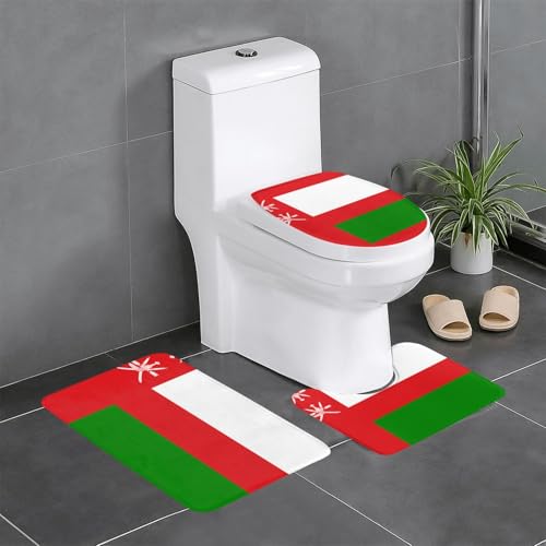 Sultanate of Oman 3-teiliges Badteppich-Set – saugfähige Badezimmermatten, Badewannen-Duschmatten – ideal für Schminktische & Ferienhäuser Sultanate of Oman 3-teiliges Badteppich-Set – saugfähige Badezimmermatten, Badewannen-Duschmatten – ideal für Schminktische & Ferienhäuser von SamLng
